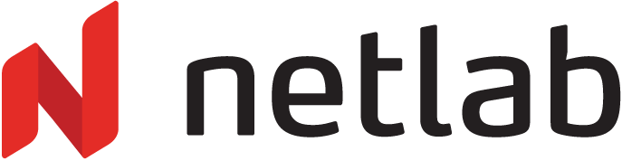 Netlab logo med lenke til Netlab.no